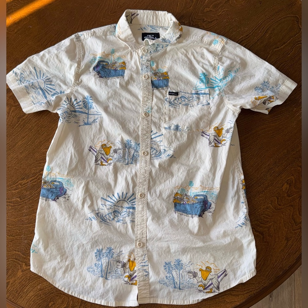 O’Neill Boys Button Down, size large.